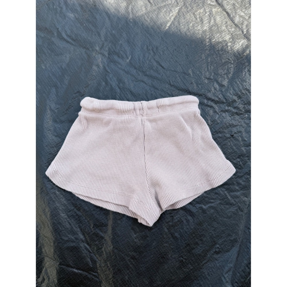 Zara Kids Baby Girls Dusty Rose Waffle Knit Shorts 12-18 Months Pink Thermal - Picture 3 of 3